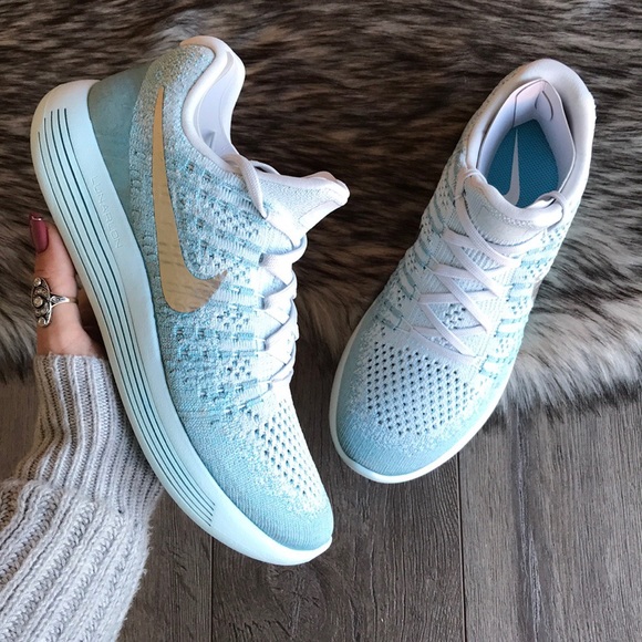 NWT🍭 Nike Lunarepic Flyknit 2 Silver Swoosh - Picture 6 of 8